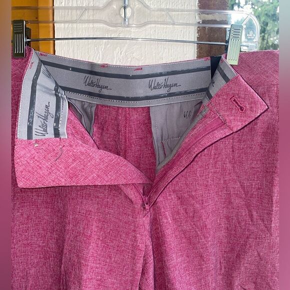 Walter Hagen Men's Size 32 Perfect 11 Majors 10" Golf Shorts (Berry Bloom) $70 - Picture 4 of 9